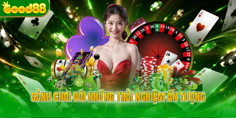 Sảnh chơi với những trải nghiệm ấn tượng